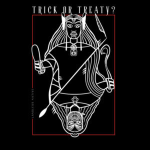 TĪHĀTE (ADULT CROP TEE) /// TRICK OR TREATY Design